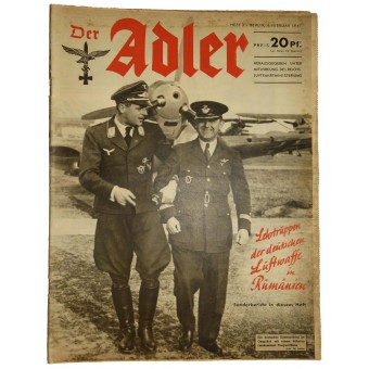 Der Adler, nr 3, 4. Februari 1941, Lehrtruppen der deutschen Luftwaffe in Rumänien. Sonderbericht. Espenlaub militaria
